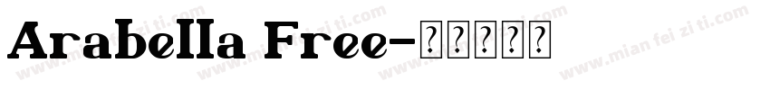 Arabella Free字体转换